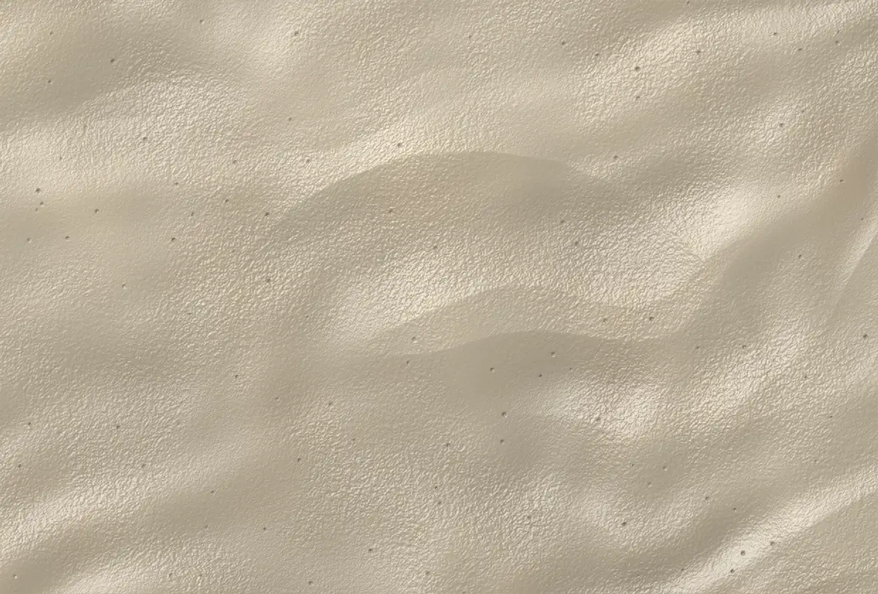 The mixed filler: a thick paste with broad folds.